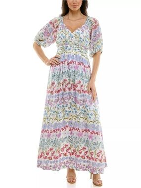 White Garden Floral Dress